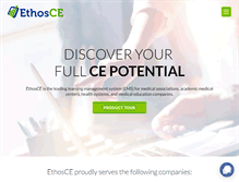 Tablet Screenshot of ethosce.com